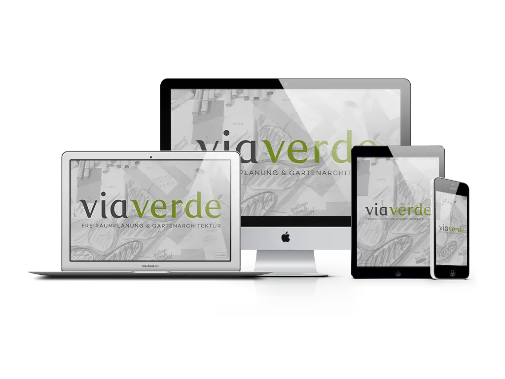 taunusdesign - Webdesign Mockup einer von taunusdesign erstellten Webseite für ein Landschaftsarchitektur-Büro - Grafikdesign, Webdesign, Logodesign, Brand Design, Videobearbeitung, Print Design im Taunus, Wiesbaden, Frankfurt, Mainz und deutschlandweit